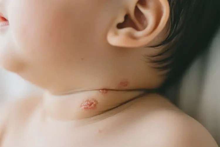 寶寶脖子偶爾長(zhǎng)濕疹不管它會(huì)自己自愈嗎(圖4)