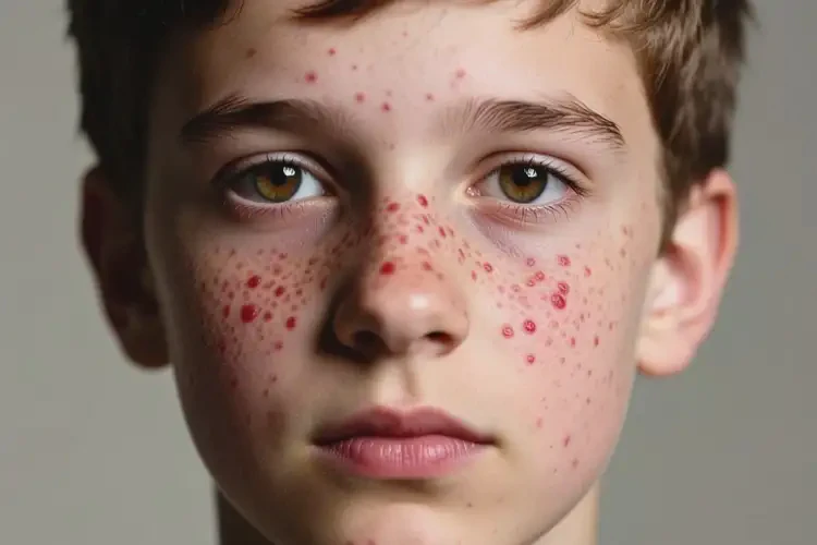 男生面部出現(xiàn)濕疹不管它會自己好嗎(圖3)