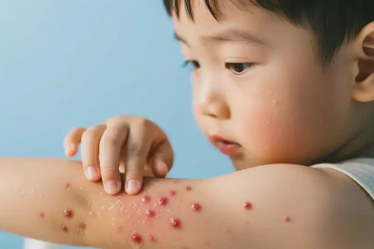 兒童手臂起濕疹不管它會(huì)自己好嗎(圖1)