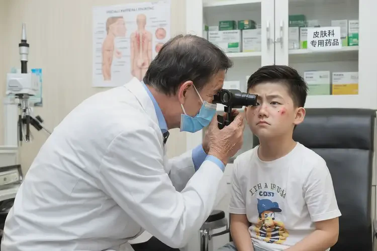 兒童面部偶爾起濕疹不管它會自己好嗎(圖2)