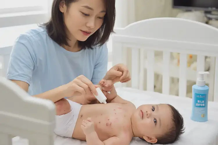 新生兒大腿偶爾長濕疹能徹底自愈嗎(圖3)