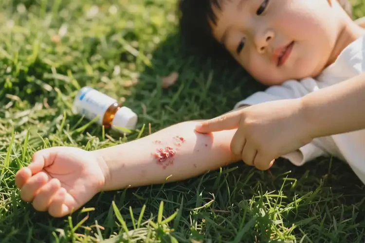 小孩手臂上長濕疹不管它會自己好嗎(圖2)