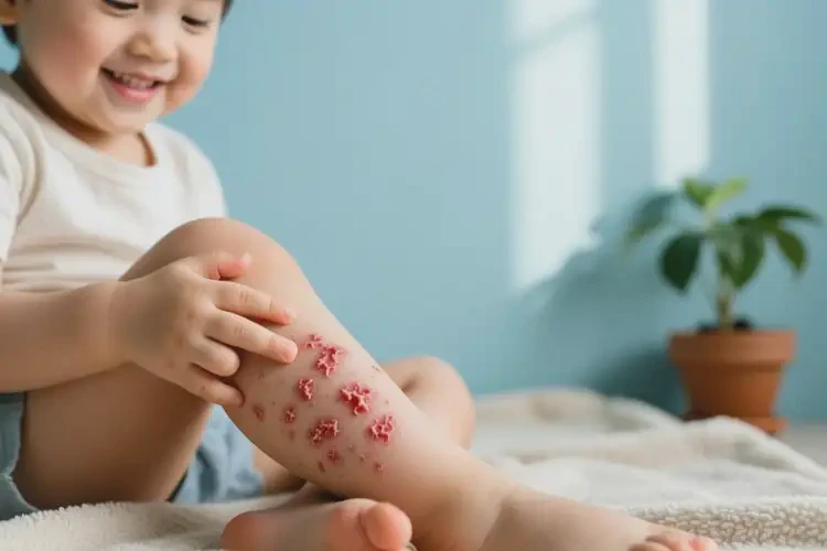 孩子小腿上經(jīng)常長濕疹能徹底自愈嗎(圖4)