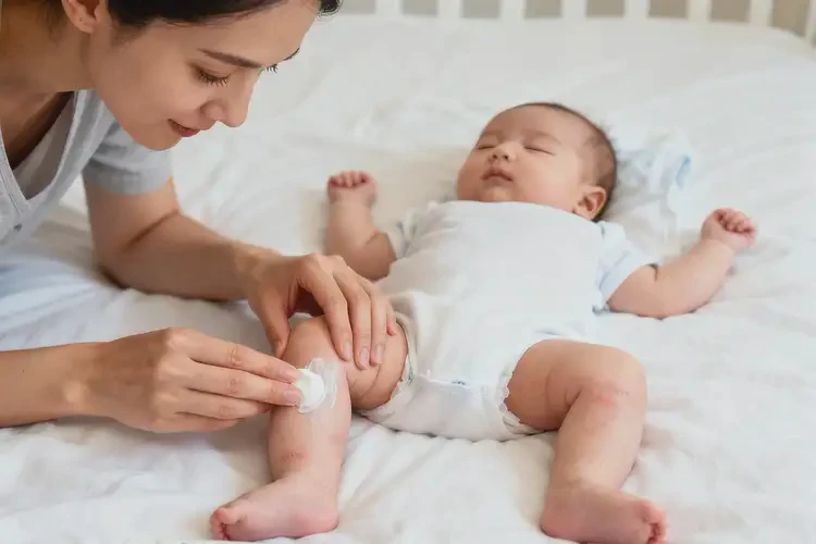 新生兒小腿上經(jīng)常起濕疹能徹底自愈嗎(圖3)