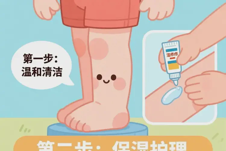 少兒小腿容易起濕疹能夠徹底治愈嗎(圖3)