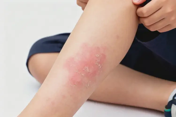 青少年小腿起濕疹可以徹底自愈嗎(圖2)