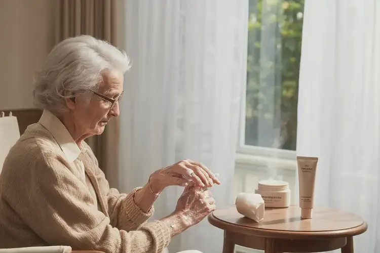 老年人身上長濕疹能徹底自愈嗎(圖2)