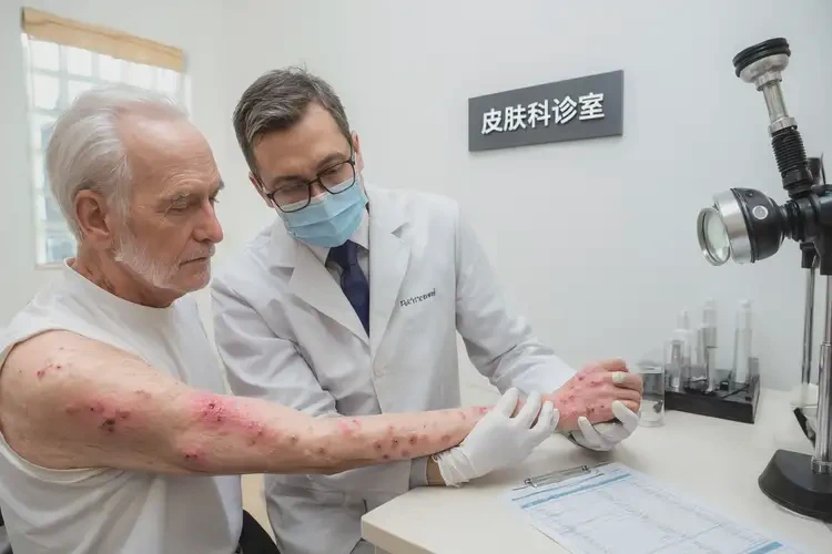 老年人身上經(jīng)常起濕疹不管它會自己好嗎(圖3)