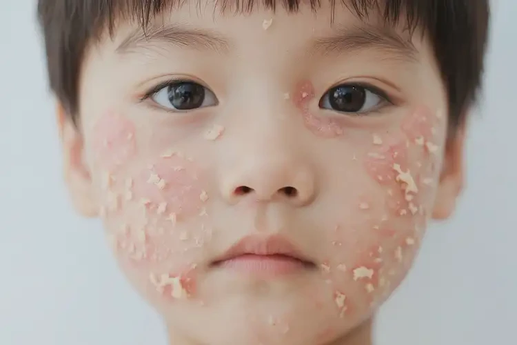 兒童面部偶爾起濕疹不管它會自己好嗎(圖4)