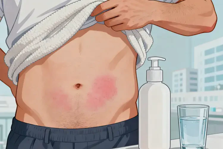 男性肚子上起濕疹能靠自己自愈嗎(圖4)