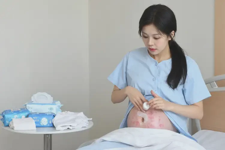 產(chǎn)婦肚子上偶爾起濕疹不管它會(huì)自己痊愈嗎(圖3)