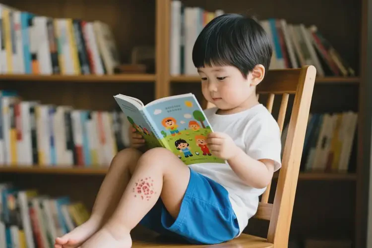 孩子小腿上經(jīng)常長濕疹能徹底自愈嗎(圖1)