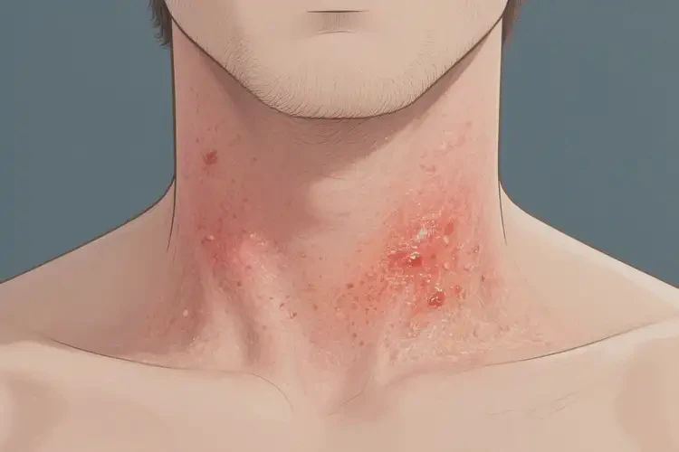 男生脖子上出濕疹不管它會(huì)自己好嗎(圖3)