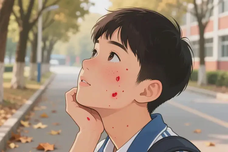 大學生臉上偶爾長濕疹不管它會自己好嗎(圖2)