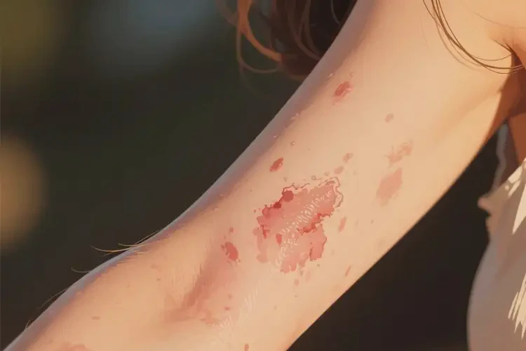 女性手臂容易長濕疹不管它會自己自愈嗎(圖2)