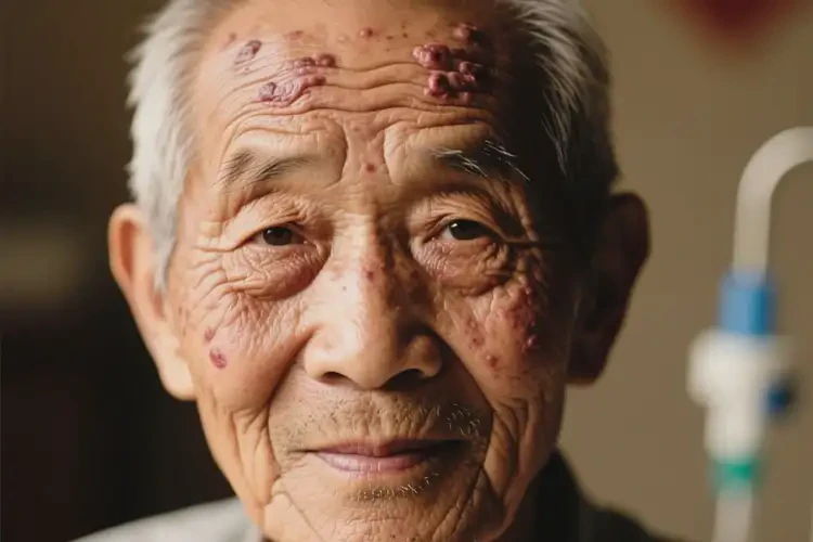 老年人面部出濕疹不管它會自己好嗎(圖2)