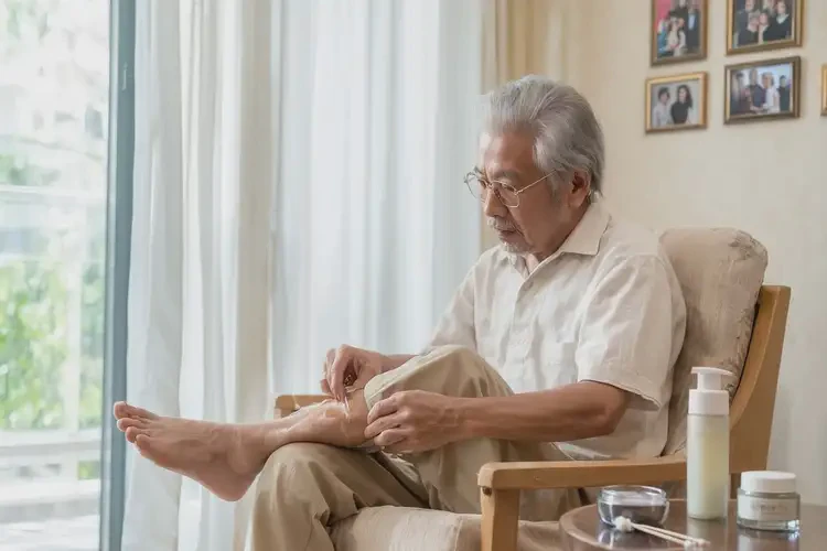 老年人小腿長濕疹不管它會自己好嗎(圖2)