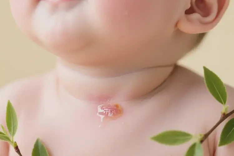 寶寶脖子偶爾長濕疹可不可以徹底自愈(圖1)