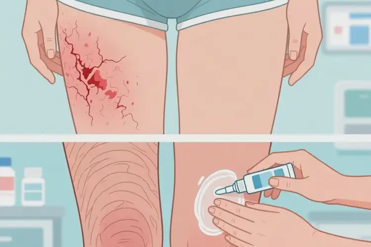 女性大腿上容易起濕疹能夠徹底治愈嗎(圖2)