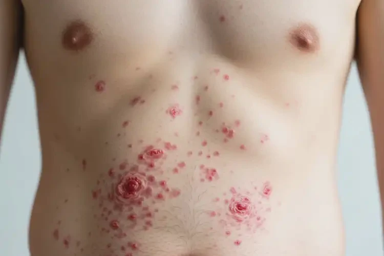 男人肚子出現濕疹可以徹底自愈嗎(圖4)