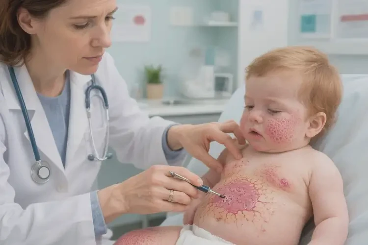 婴儿大腿上有湿疹不管它会自己痊愈吗(图3)