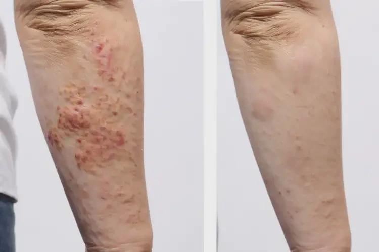 老人手臂長濕疹可不可以徹底自愈(圖2)