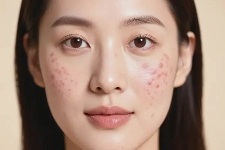 女生臉上偶爾長(zhǎng)濕疹能靠自己自愈嗎(圖1)