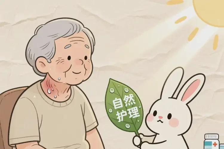 老年人脖子出現(xiàn)濕疹不管它會(huì)自己自愈嗎(圖3)