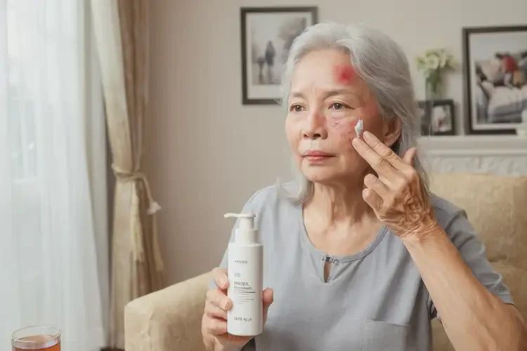 老人臉上經(jīng)常長(zhǎng)濕疹能靠自己自愈嗎(圖1)