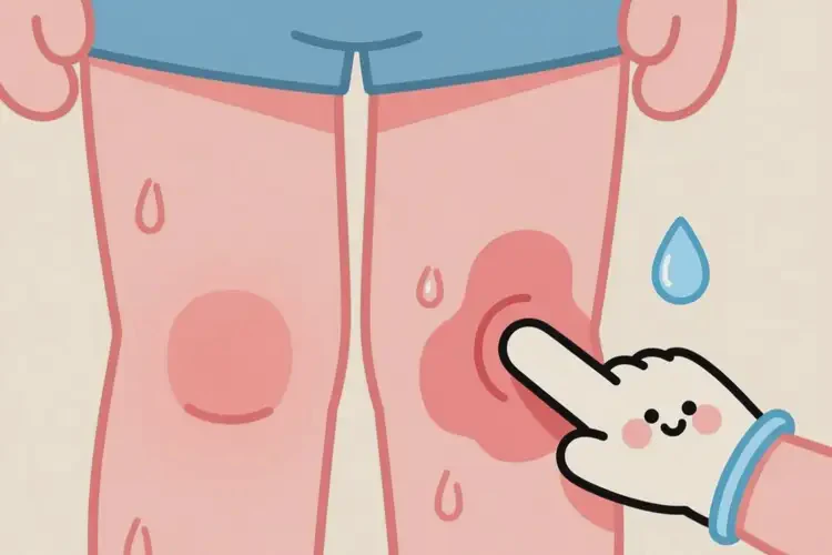 小孩大腿容易起濕疹能夠徹底治愈嗎(圖2)