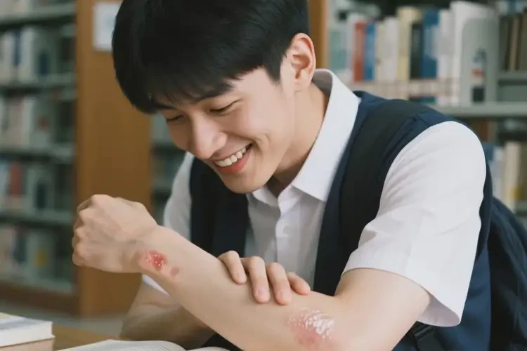 大學(xué)生手臂有濕疹能徹底自愈嗎(圖2)