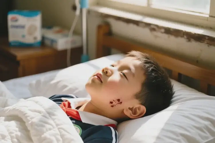 小學(xué)生脖子上有濕疹可不可以徹底自愈(圖2)