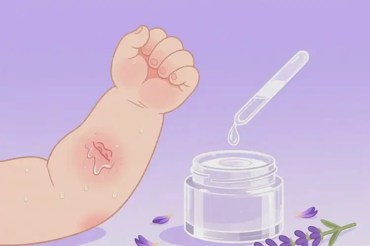 寶寶手臂上偶爾起濕疹可以徹底自愈嗎(圖2)