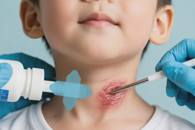 兒童脖子上出濕疹能夠徹底治愈嗎(圖2)