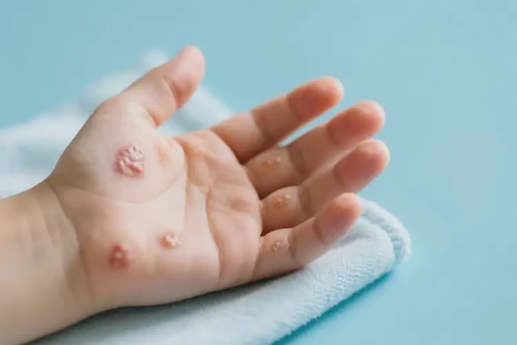 小兒手上經常起濕疹不管它會自己痊愈嗎(圖1)