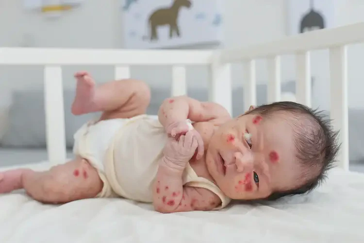 新生兒身上長濕疹能徹底自愈嗎(圖4)