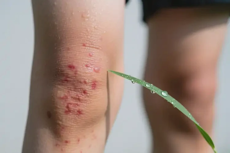 青少年大腿出濕疹能靠自己自愈嗎(圖1)