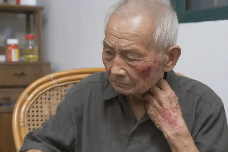 高龄老人脖子经常起湿疹不管它会自己自愈吗(图4)