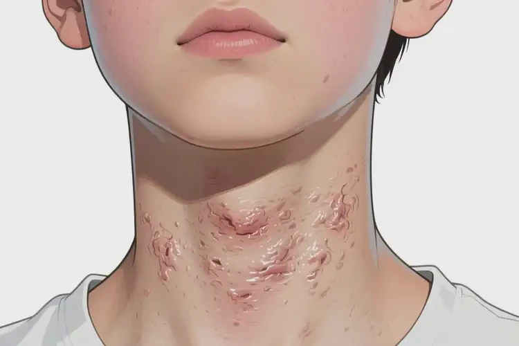 青少年脖子有濕疹不管它會自己痊愈嗎(圖3)