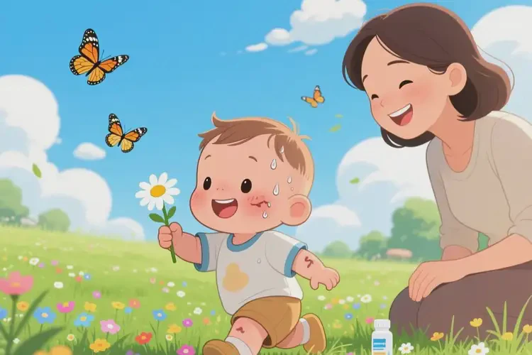 幼兒面部有濕疹能不能徹底自愈(圖1)