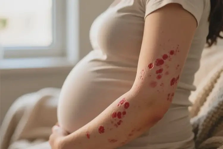 產(chǎn)婦手臂出濕疹不管它會自己好嗎(圖4)