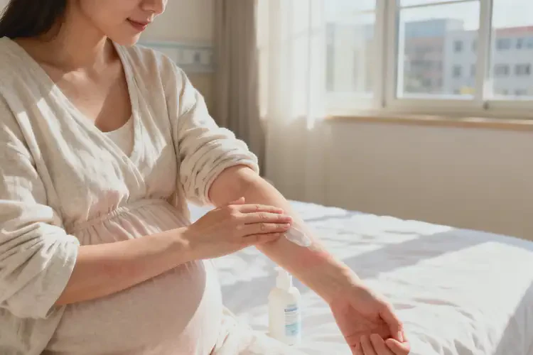 產(chǎn)婦身上偶爾起濕疹不管它會(huì)自己痊愈嗎(圖2)