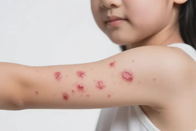 女生手臂經(jīng)常長濕疹不管它會自己痊愈嗎(圖4)