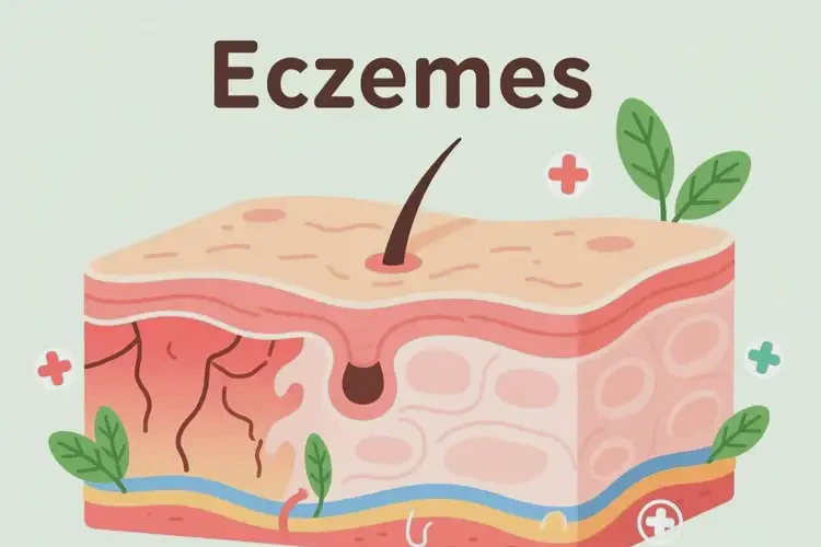 小兒身上出現(xiàn)濕疹可不可以徹底自愈(圖1)