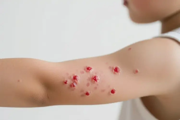 小孩手臂上長濕疹不管它會自己好嗎(圖4)