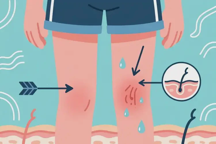 青少年大腿上容易起濕疹不管它會自己自愈嗎(圖2)