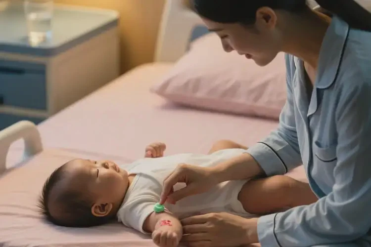 嬰兒手臂上起濕疹不管它會(huì)自己好嗎(圖3)