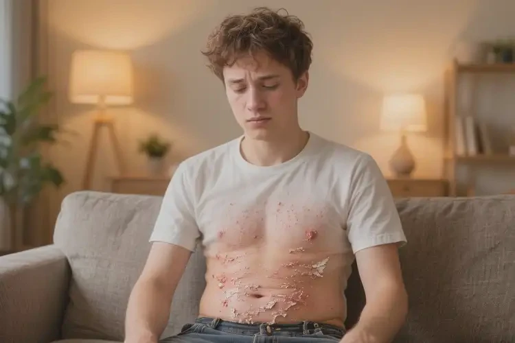 青年人肚子出濕疹可以徹底自愈嗎(圖4)