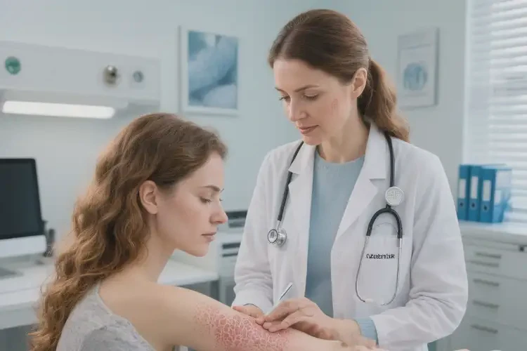 女人手臂上出濕疹可以徹底自愈嗎(圖3)