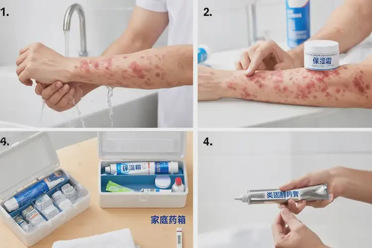 男人手臂容易起濕疹能徹底自愈嗎(圖3)